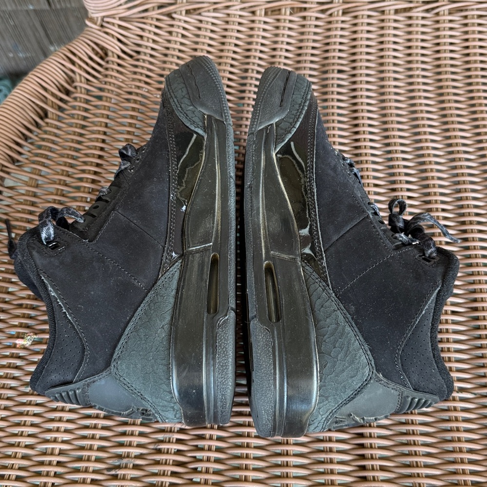 Kids Boys Nike Air Jordan High Top Black Sneakers Size 5Y - Picture 5 of 7